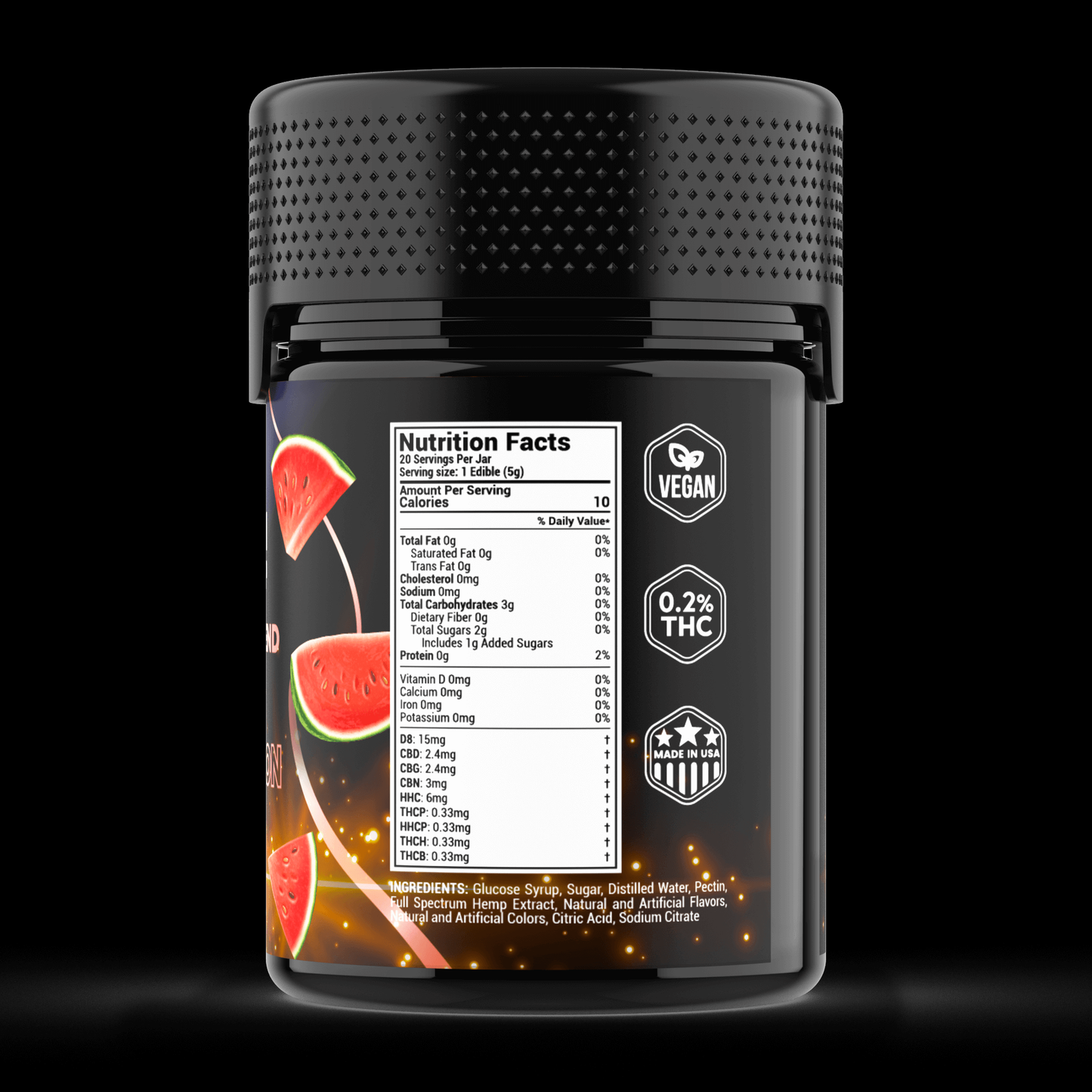 Premium Knockout Blend Gummies Watermelon