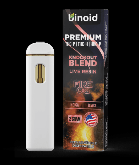 Knockout Blend Live Resin Fire OG 2g Indica Vape