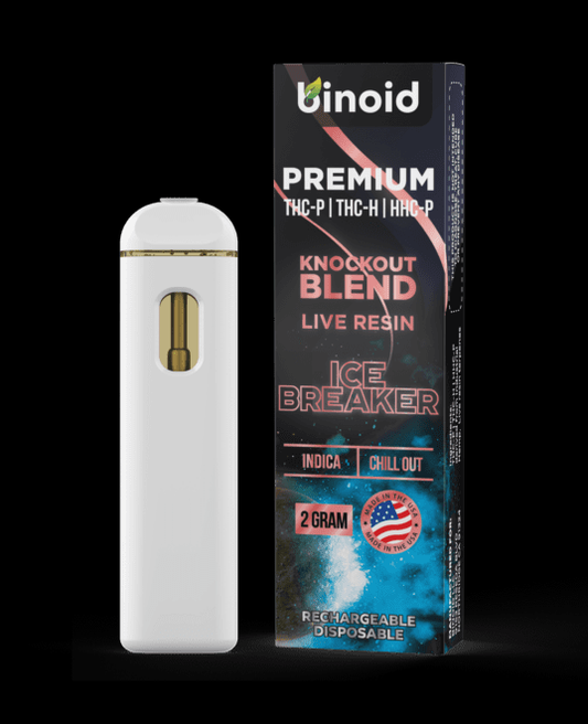 Knockout Blend Live Resin Ice Breaker 2g Indica Vape