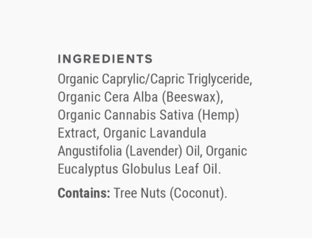 Organic CBD Salve - Lavender Eucalyptus 2oz/1000mg