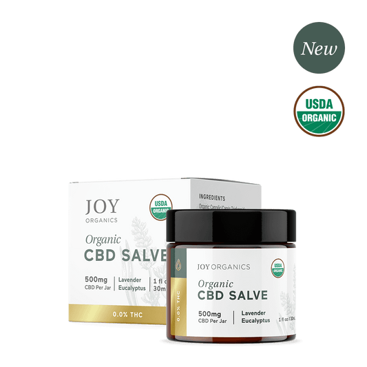 Organic CBD Salve - Lavender Eucalyptus 1oz/500mg